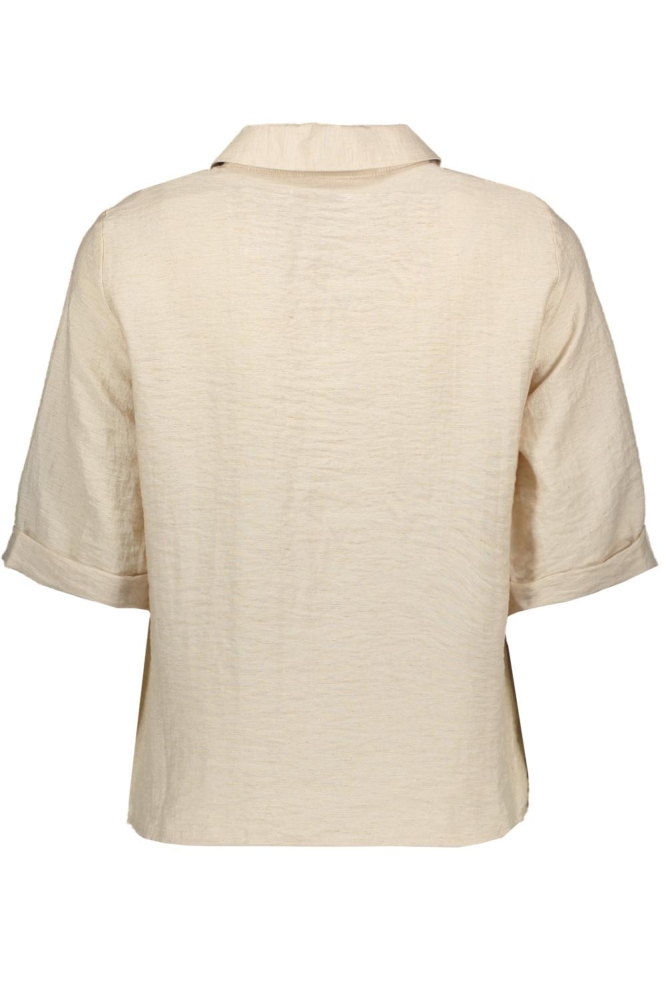 VMHEAVEN 2/4 SHIRT WVN GA 10324535 OATMEAL